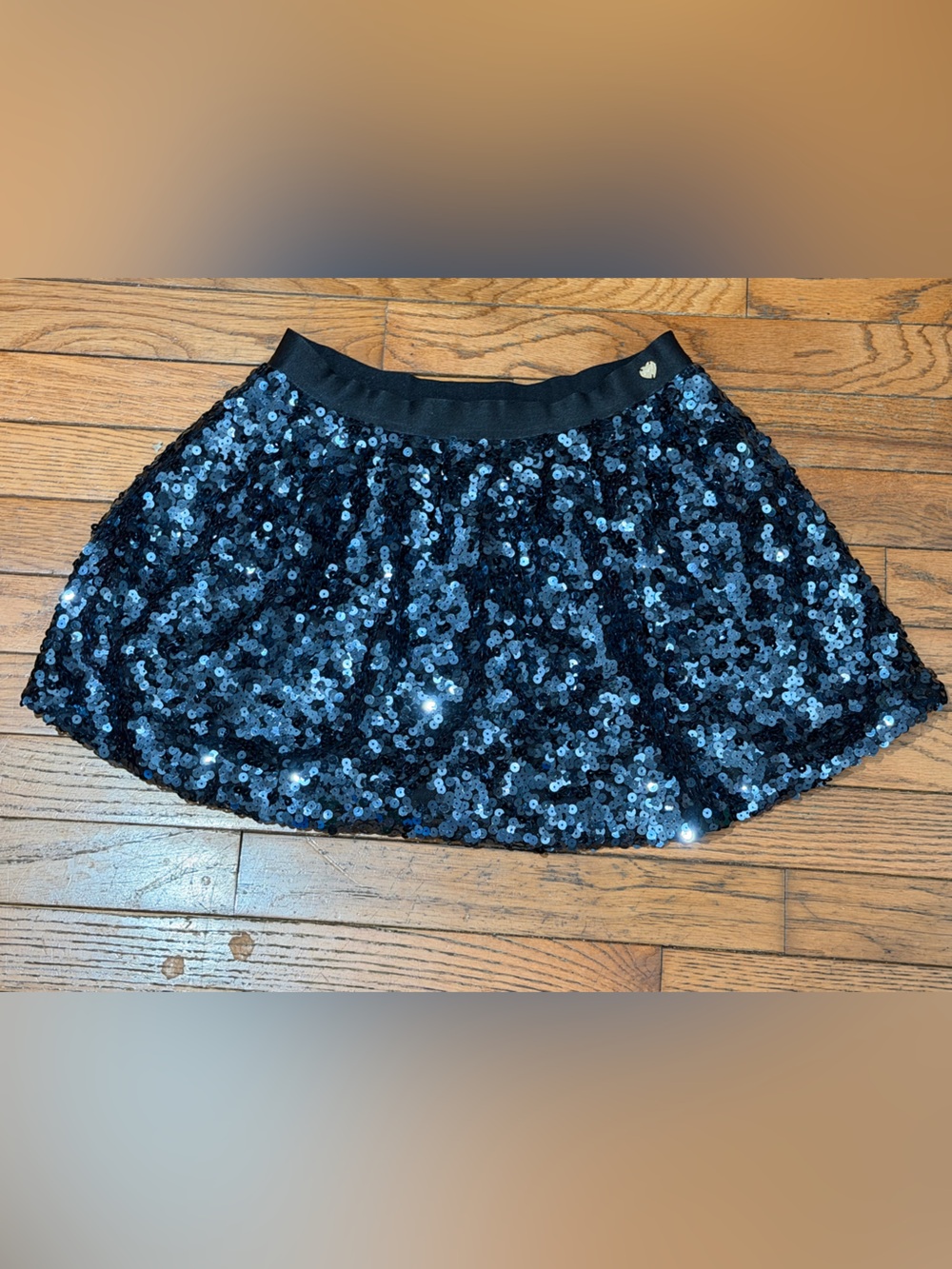 Juicy Couture Bleu Sequins Skirt for Girls